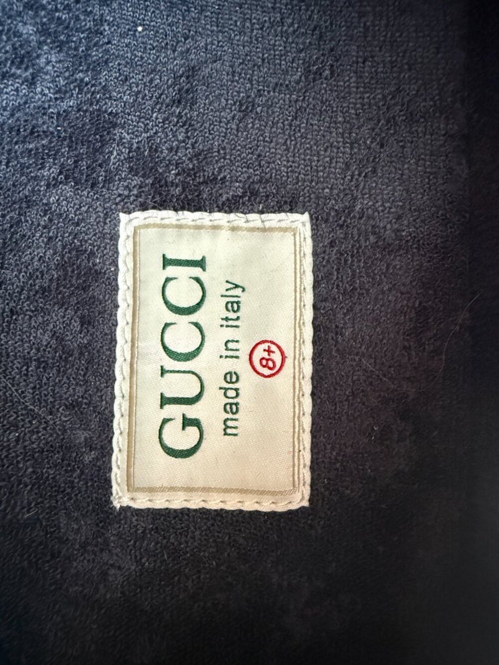 Gucci Beige & Navy GG Monogram Rython Sneakers - Picture 9 of 9
